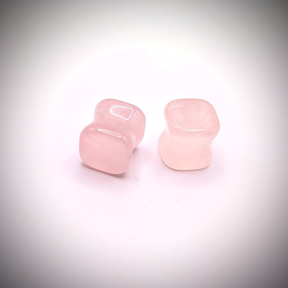 Rose Quartz Square Plugs